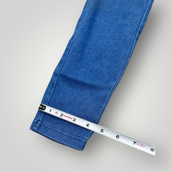 Shein Blue Women's Leggings Jeans Elastic Waist - Picture 9 of 11